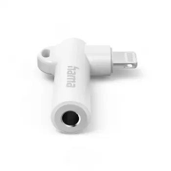 Adaptador de cabo Hama 00201700 3,5 mm Lightning branco