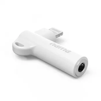Adaptador de cabo Hama 00201700 3,5 mm Lightning branco