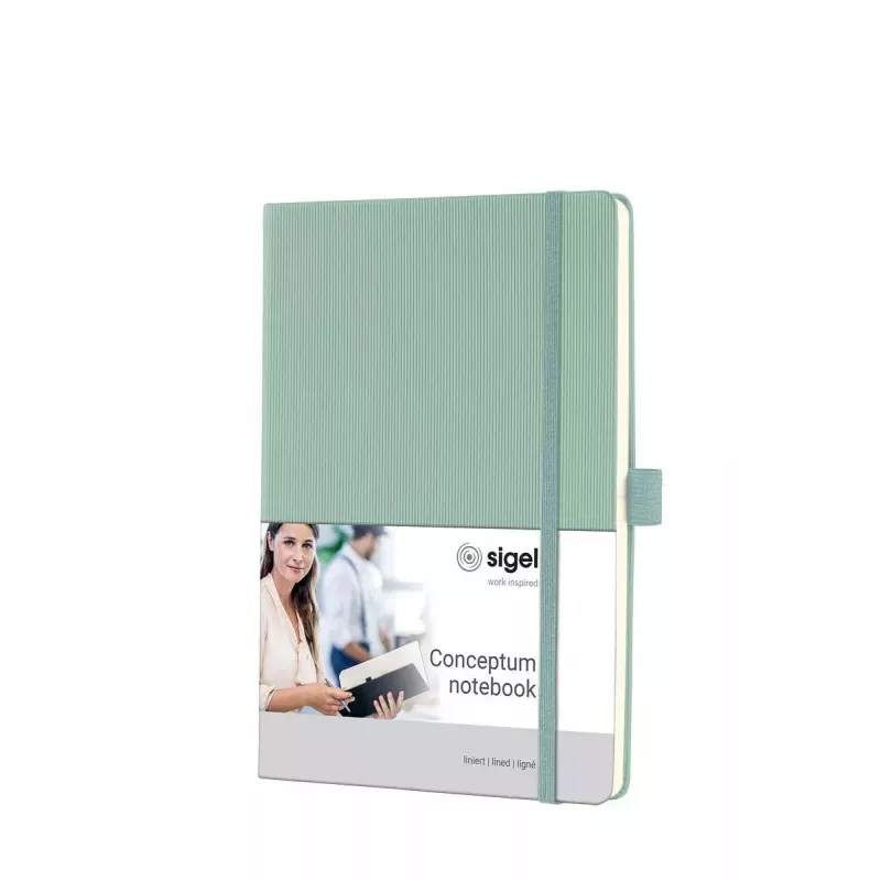 Caderno Sigel CO683 A5 97 folhas verde capa dura
