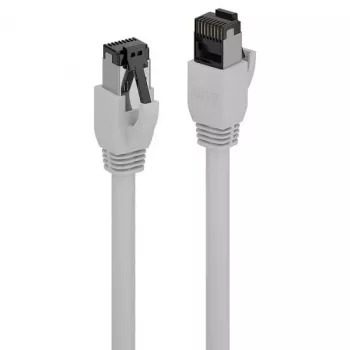 Cabo Lindy 5m Cat.8.1 S/FTP LSZH, cinzento, 5 m, Cat8.1, S/FTP (S-STP), RJ-45, RJ-45, cinzento