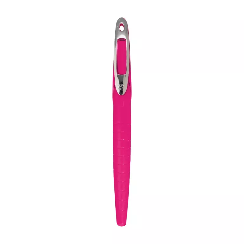 Caneta de tinta permanente Herlitz my.pen sistema de cartuchos rosa branco