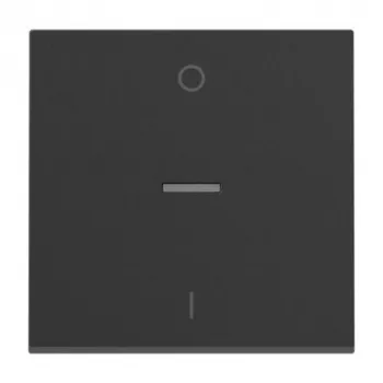 Legrand Seano 765410 tecla basculante bipolar com janela de iluminação, antracite