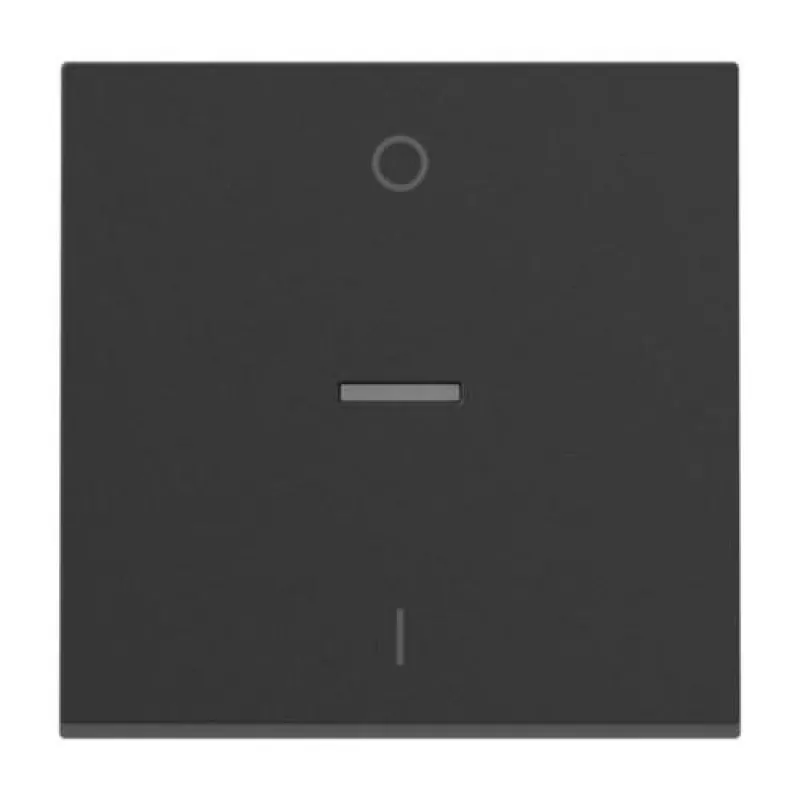 Legrand Seano 765410 tecla basculante bipolar com janela de iluminação, antracite