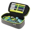 Estojo Herlitz beatBox ABC poliéster cinzento amarelo 225x120x70mm