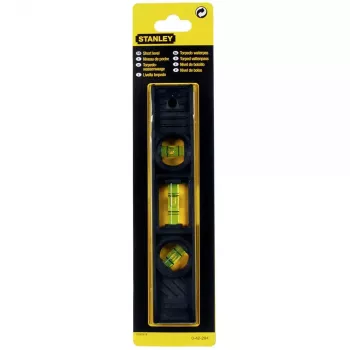 Nível de torpedo Stanley 0,2 m preto precisão 2 mm/m