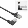 ACT Preto 1,5 metros Cabo de rede Slimline U/UTP CAT6A LSZH com DC2951