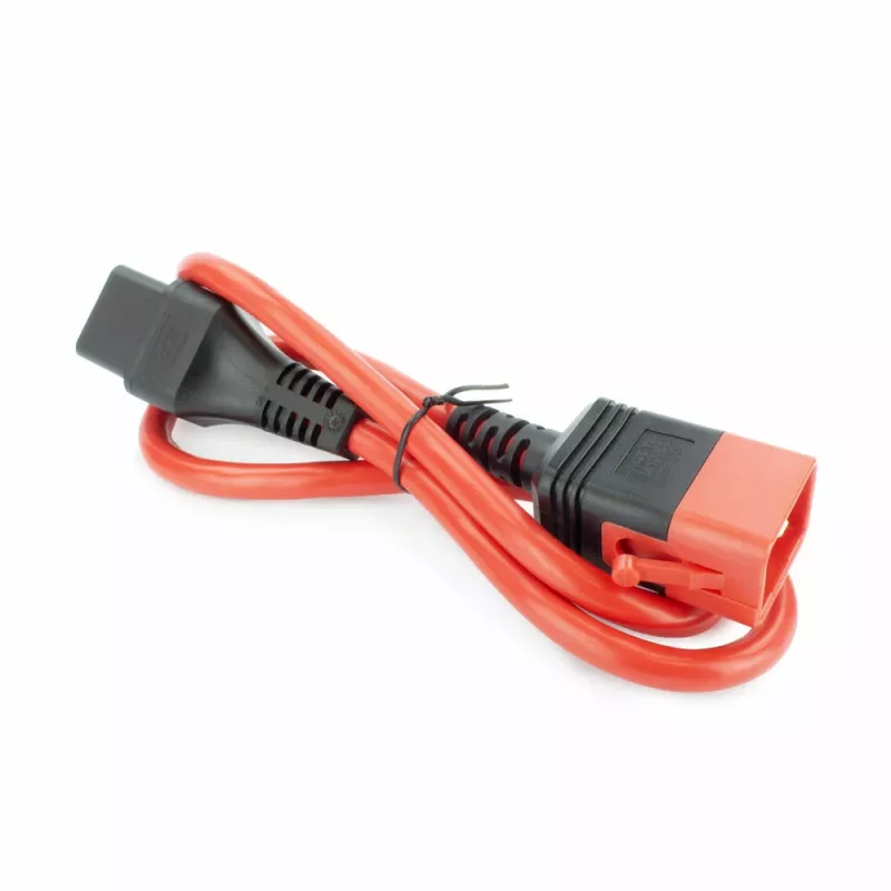ACT Cabo de alimentação C19 IEC Lock - C20 IEC Lock Dual Locking vermelho 3 m, PC3641