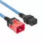 ACT Cabo de alimentação C19 IEC Lock - C20 IEC Lock Dual Locking azul 2 m, PC3638