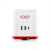 Cubo de extensão de energia Olympia SW 1000 – 3 tomadas AC, 1,5 m de cabo, 230 V/16 A, vermelho e branco