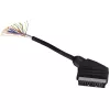 Hama 00205081 Cabo SCART 1,5 m SCART (21 pinos) preto