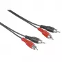 Hama 00205085 Cabo de áudio 1,5 m 2 x RCA preto