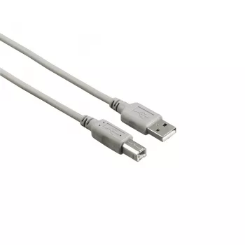 Hama 00200902 Cabo USB USB 2.0 5 m USB A USB B cinzento