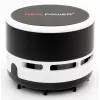 Aspirador de mão RealPower Mini Hoover-1 — a pilhas, limpeza a seco, sem saco, pilhas AA, 90 min de autonomia, preto/branco