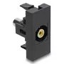 DeLOCK Easy 45 tomada RCA preta amarela conector fêmea conector fêmea