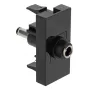 DeLOCK Easy 45 tomada DC preta conector fêmea conector macho 45mm