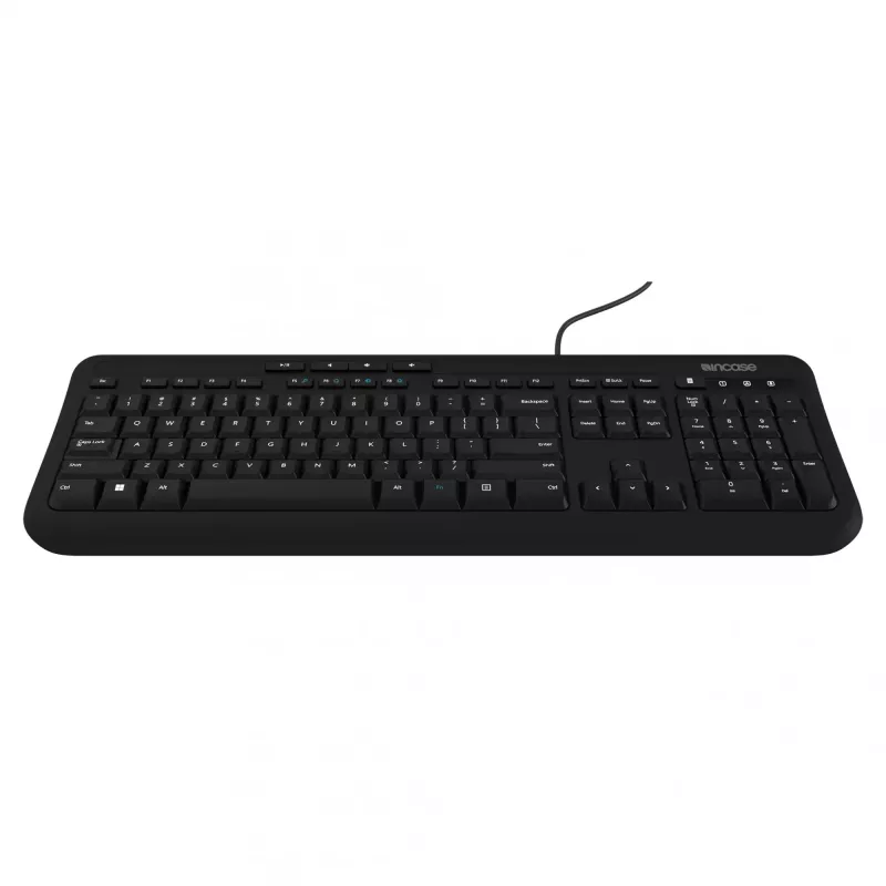 Teclado Incase Designed by Microsoft Wired-600, com fio, USB, QWERTZ, alemão, preto, universal