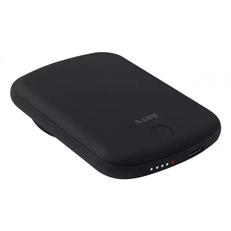 Powerbank LAUT PW02 5000 mAh carregamento sem fios preto