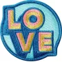 Pin LAUT MAGMOJI Aqua/Amarelo pin de tecido em peluche, 1 unid.