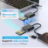 Leitor de cartões Equip 245461 USB 3.2 Gen 2 Type-C preto CFexpress 2.0