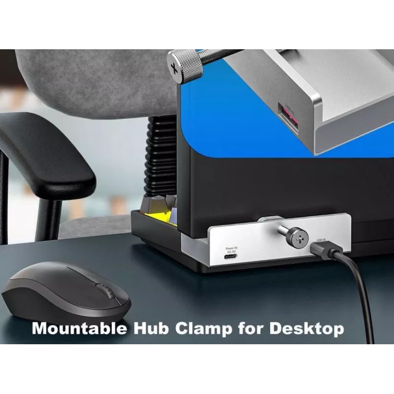 Hub de interfaces Equip 128968 USB 3.2 Gen 1 (3.1 Gen 1) Type-A 5000 Mbit/s alumínio