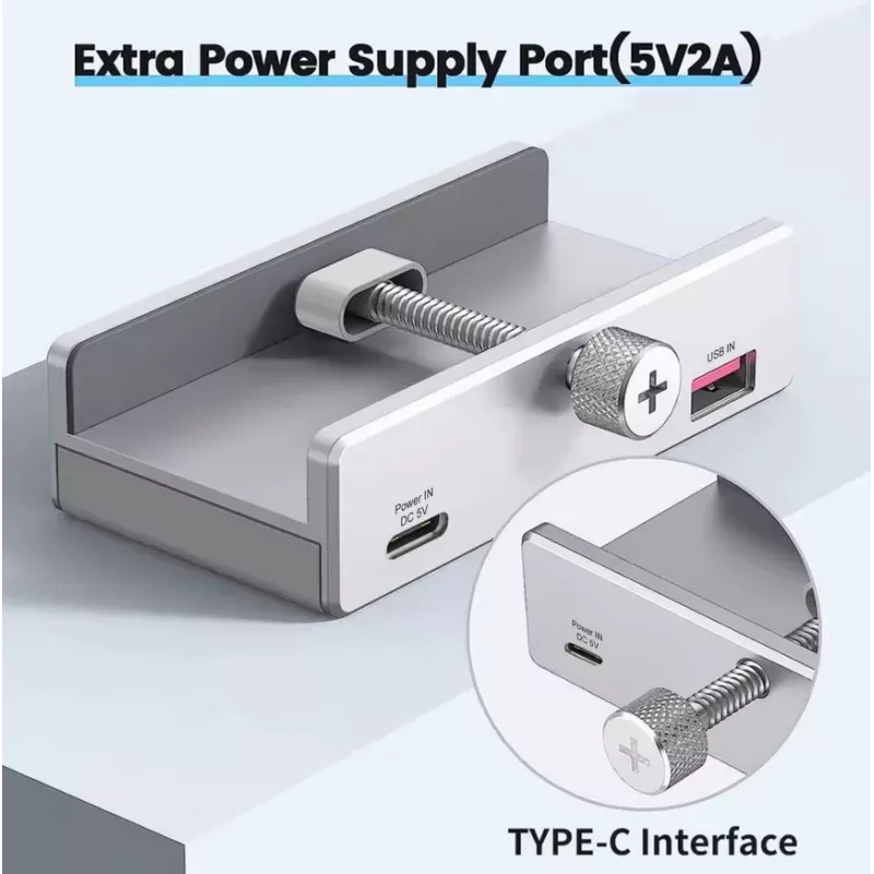 Hub de interfaces Equip 128968 USB 3.2 Gen 1 (3.1 Gen 1) Type-A 5000 Mbit/s alumínio