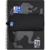 Estojo de lápis macio Oxford 400183590 preto 220x70x90 mm