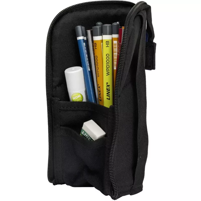 Estojo de lápis macio Oxford 400183590 preto 220x70x90 mm