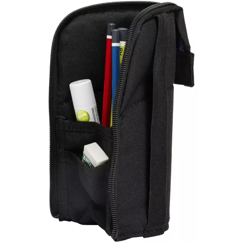 Estojo de lápis macio Oxford 400183590 preto 220x70x90 mm