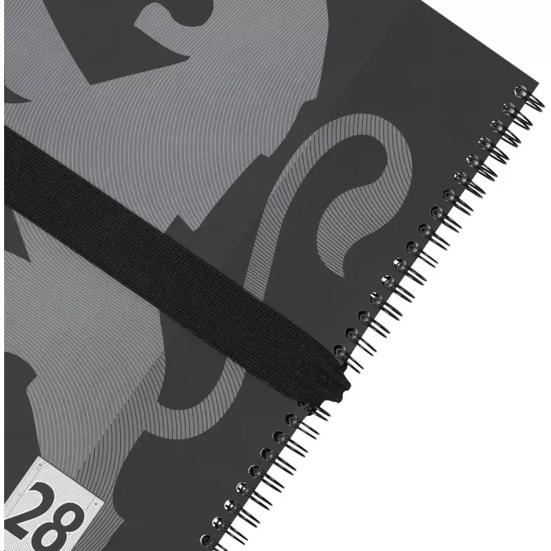 Estojo de lápis macio Oxford 400183590 preto 220x70x90 mm