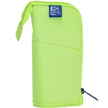 Estojo de lápis macio Oxford 400183591 verde 220x70x90 mm