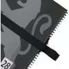 Estojo de lápis macio Oxford 400183523 preto 220x70x90 mm