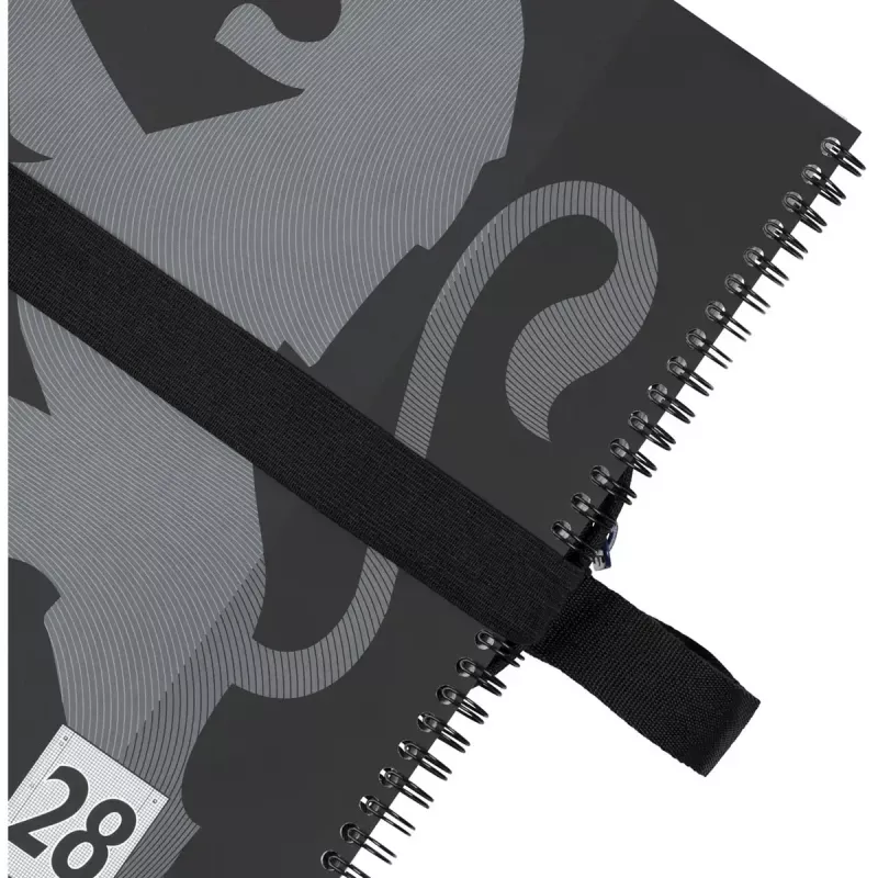 Estojo de lápis macio Oxford 400183523 preto 220x70x90 mm