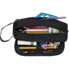 Estojo de lápis macio Oxford 400183523 preto 220x70x90 mm