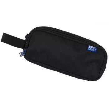 Estojo de lápis macio Oxford 400183523 preto 220x70x90 mm