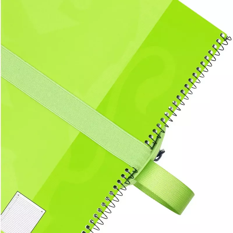 Estojo de lápis macio Oxford 400183525 verde 220x70x90 mm