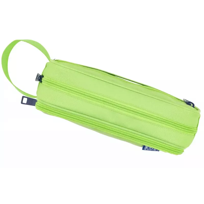 Estojo de lápis macio Oxford 400183525 verde 220x70x90 mm