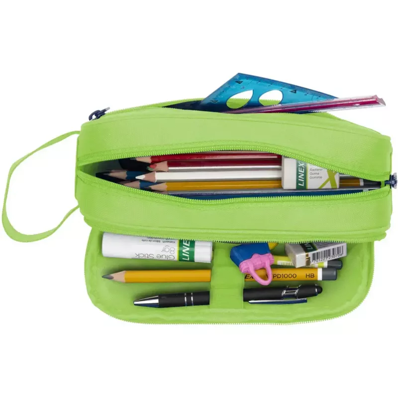 Estojo de lápis macio Oxford 400183525 verde 220x70x90 mm