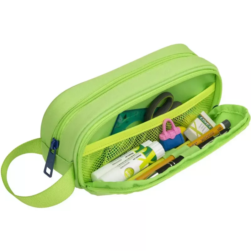 Estojo de lápis macio Oxford 400183525 verde 220x70x90 mm