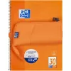 Estojo de lápis macio Oxford 400183528 laranja 220x70x90 mm