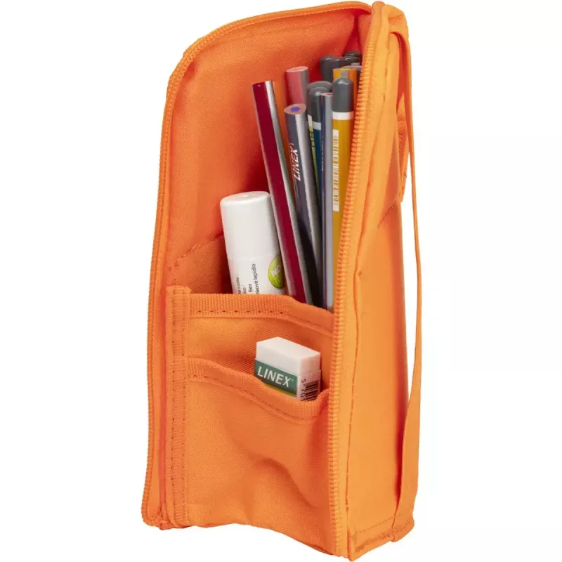 Estojo de lápis macio Oxford 400183528 laranja 220x70x90 mm