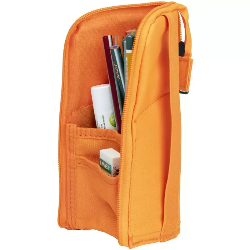 Estojo de lápis macio Oxford 400183528 laranja 220x70x90 mm