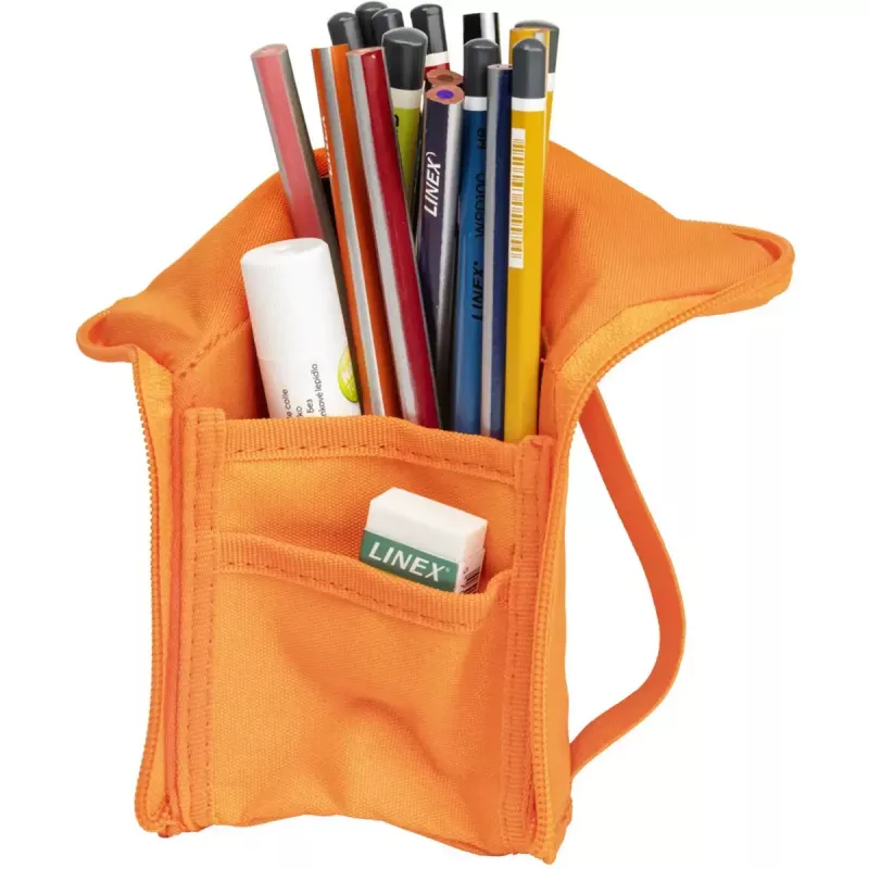 Estojo de lápis macio Oxford 400183528 laranja 220x70x90 mm