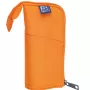 Estojo de lápis macio Oxford 400183528 laranja 220x70x90 mm