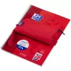 Estojo de lápis macio Oxford 400183527 vermelho 220x70x90 mm