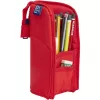 Estojo de lápis macio Oxford 400183527 vermelho 220x70x90 mm