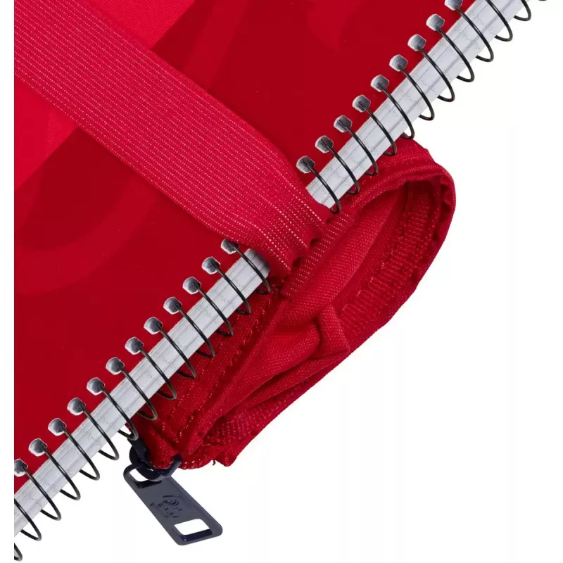 Estojo de lápis macio Oxford 400183527 vermelho 220x70x90 mm