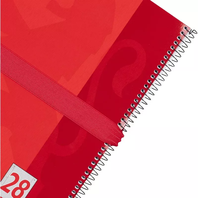 Estojo de lápis macio Oxford 400183527 vermelho 220x70x90 mm