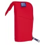 Estojo de lápis macio Oxford 400183527 vermelho 220x70x90 mm