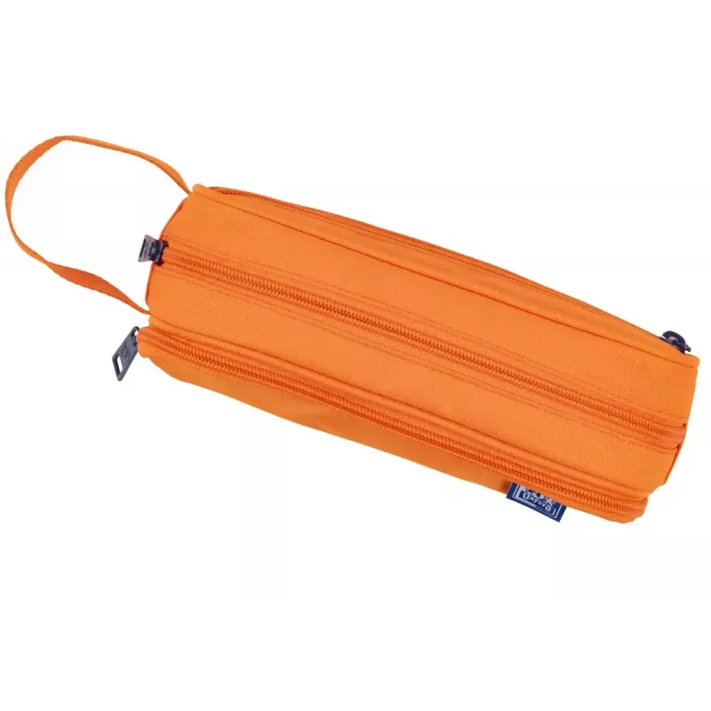 Estojo de lápis macio Oxford 400183506 laranja 220x70x90 mm