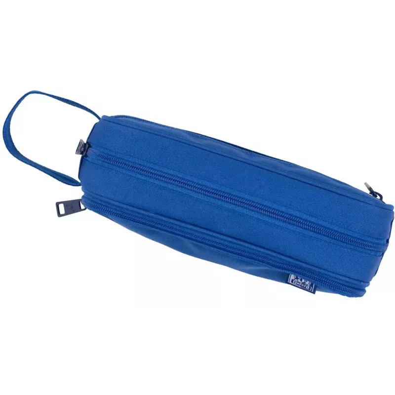 Estojo de lápis macio Oxford 400183522 azul 220x70x90 mm